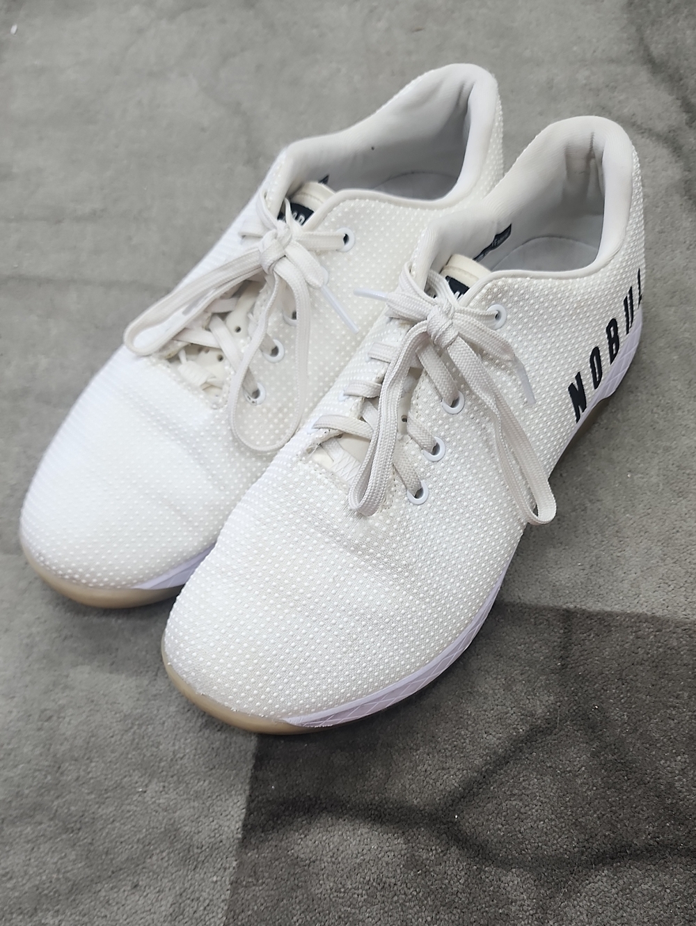 NOBULL Outwork White Athletic Training Shoes